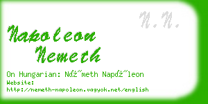 napoleon nemeth business card